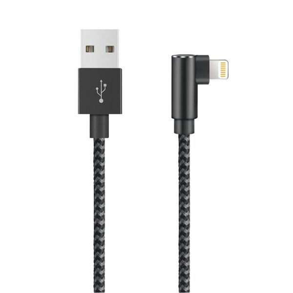 Aluminum Alloy Angled Braided Lightning Cable