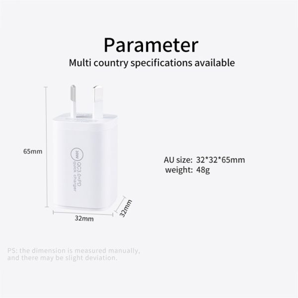 2-30W PD fast charge adapter