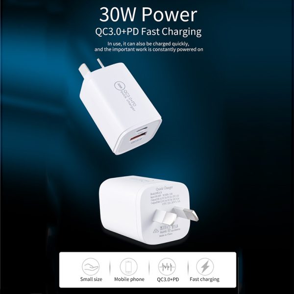 PD 30W Type C Charger Manufacturer