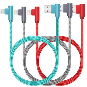90 Degree Braided Lightning Cable manufacturer