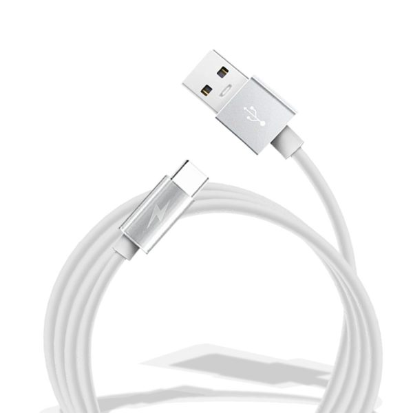 2-5A USB to Type C White cable