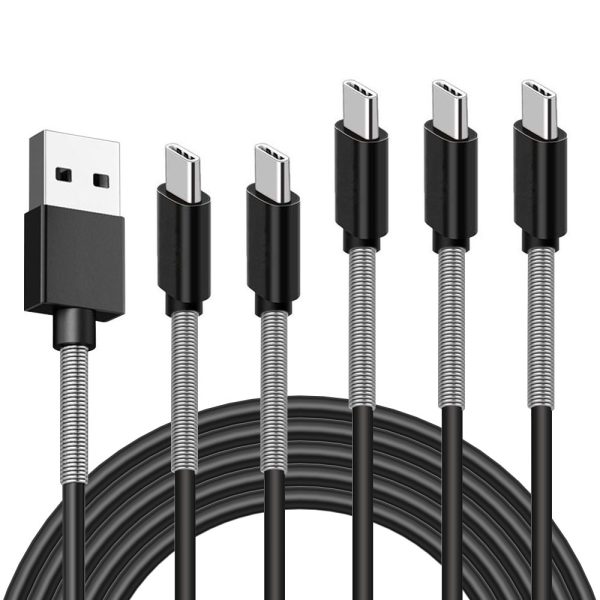 Aluminum Alloy Spring USB C Cable