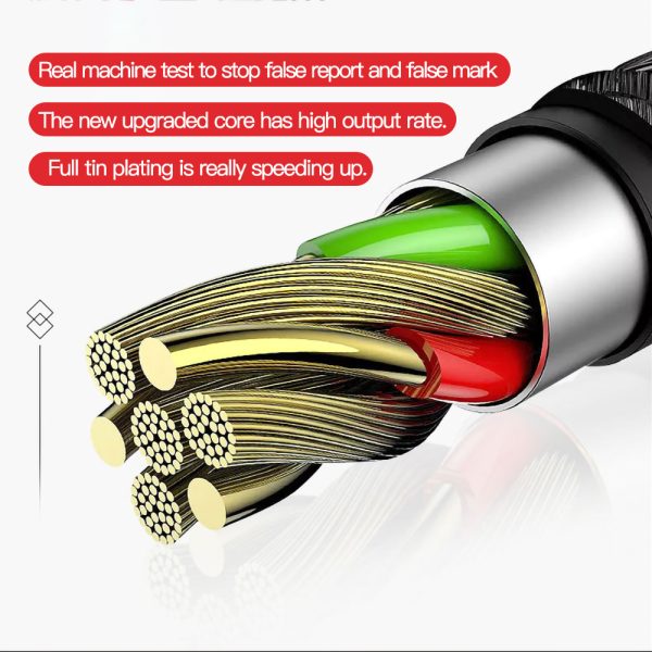 APPHONE 90 Degree Double L Shape Braided Micro Cable - Image 2
