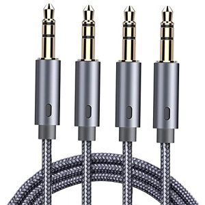 3.5mm Male to Male AUX Cord Auxiliary Adapter