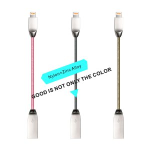 Zinc Alloy Lightning Cable to usb 1