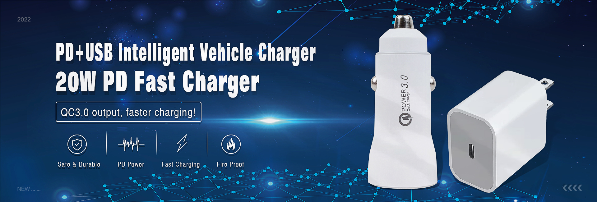 USB C Car Fast Charger