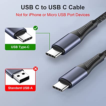 usb c to c cable 100W