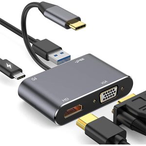 Usb c to HUB PD HDTV+ VGA Usb adapter Manufacturer