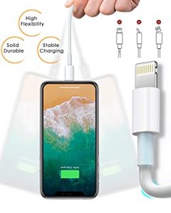 MFi Certified Charger for iPhone- Apphone USB to Lightning Charging Cables 1 Lightning Cable for iPhone and iPad