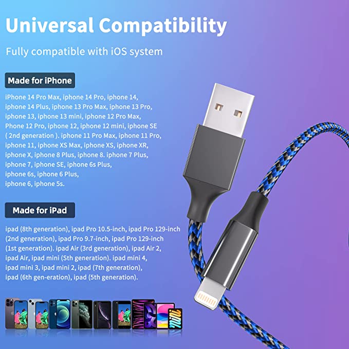 iPhone Charger Fast Charging Cable With iPhone 14 13