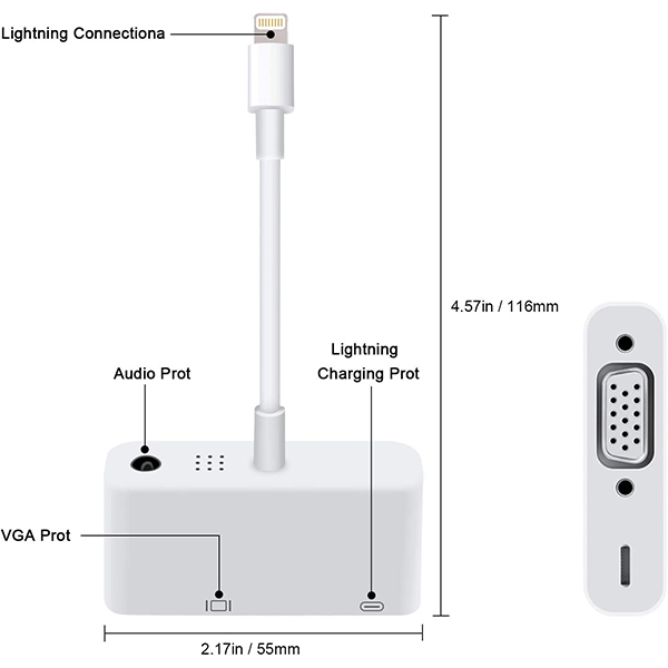 Lightning to VGA Adapter