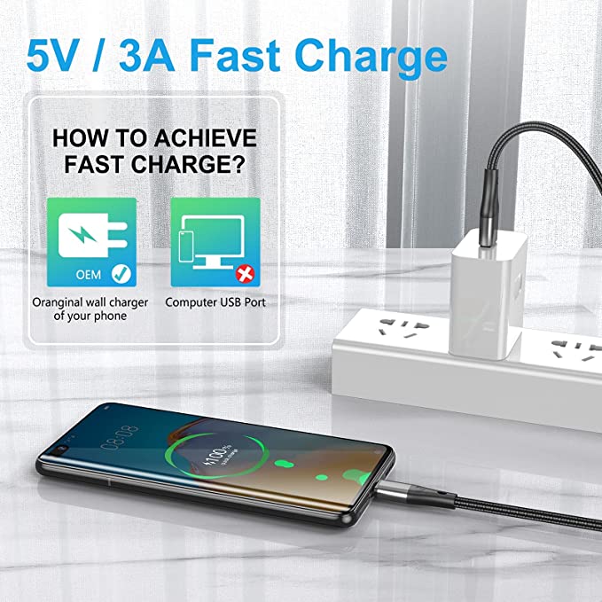 USB Type C Fast Charging Cable Samsung