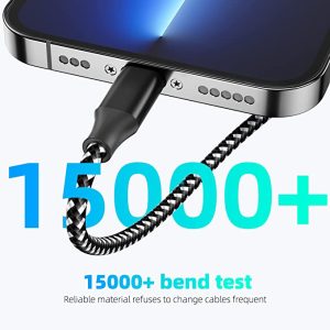 Braided Lightning Cable Fast Charging iPhone Charger