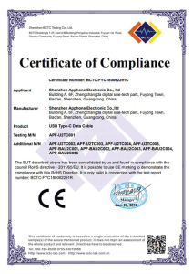 USB-type-c-data-cable-manufacturer-certificate-APPHONE