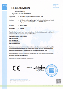 wall-charger-manufacturer-CE-EMC-Directive-2004-108-EC-Certifications APPHONE