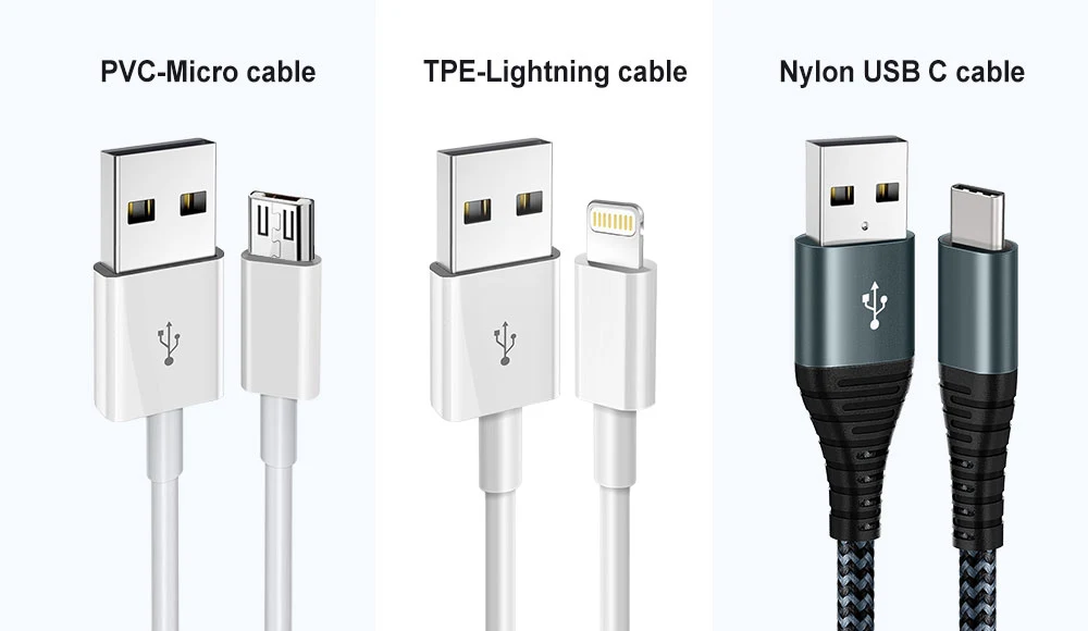 structure of the USB cable and the wirin APPHONE