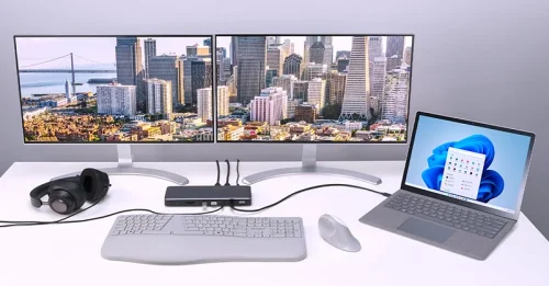 Connecting Two Monitors to a Laptop Docking Station