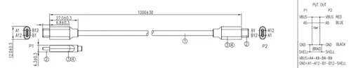 USB C cable structure