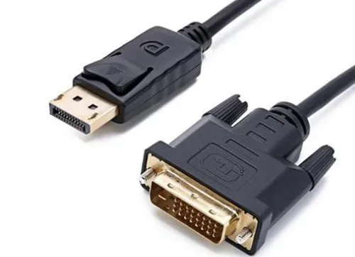DVI and DisplayPort cable