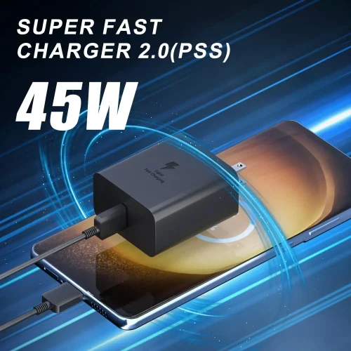 HOME 57 45W samsung Gan adapter wall Fast Charger 2