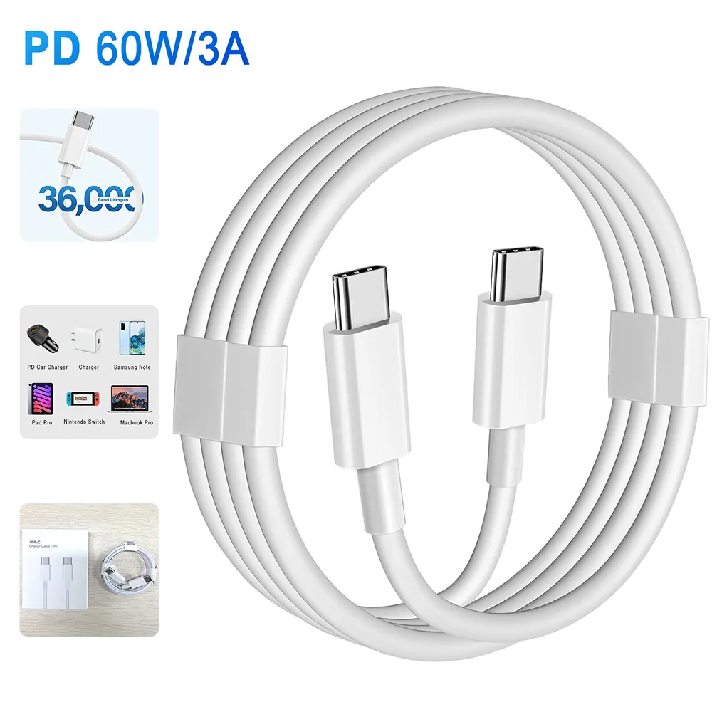 PD60W 3A iPhone Original USB C Cable