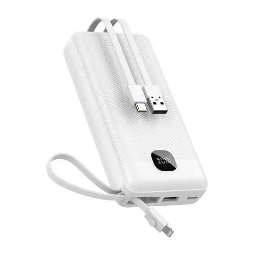 phone fast charging Three wire fast charging digital display 20000 mAh mobile power bank 17