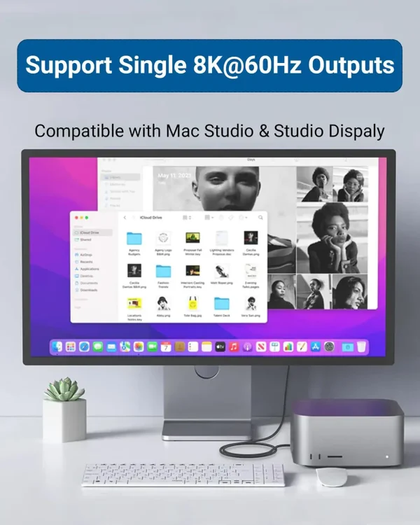 Thunderbolt 4 Cable 240W, 40Gbps USB C Thunderbolt 4 Pro Cable 3FT/1M, USB 4 Cable Thunderbolt Charging Cable Compatible with iPhone 15/15Pro Max, MacBook Pro/Air, iPad, Dell, Hub, Docking - Image 4