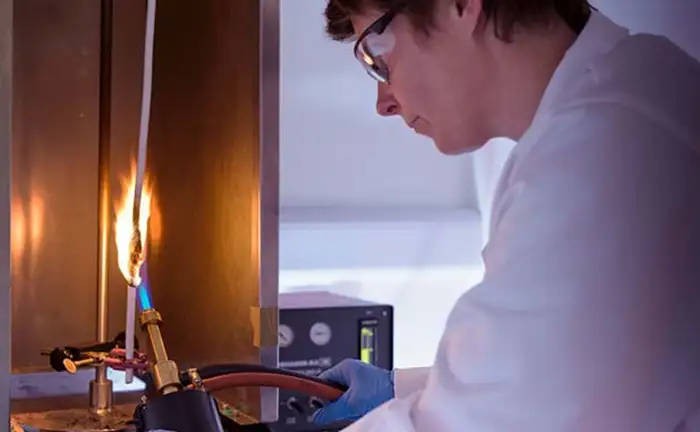 Cable burning test