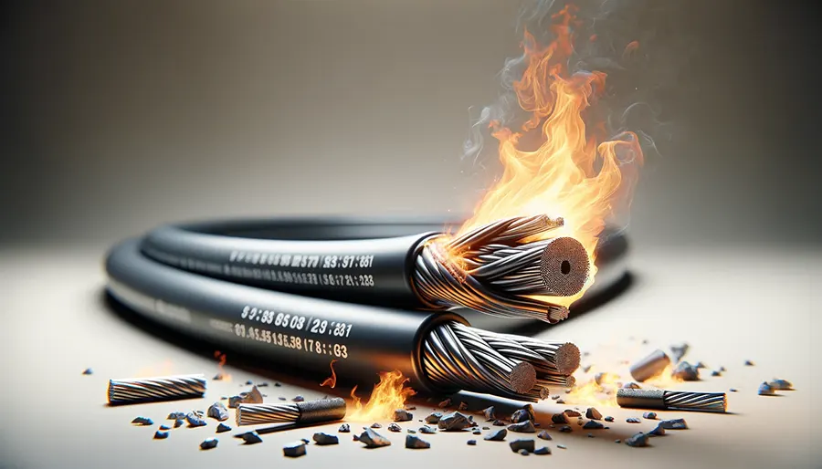 USB cable flame retardancy