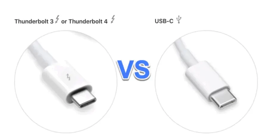 USB C vs Thunderbolt Performance Features