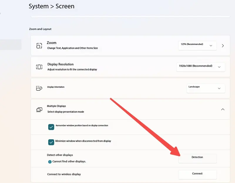How to achieve a Laptop connected to a monitor 9 Display Settings
