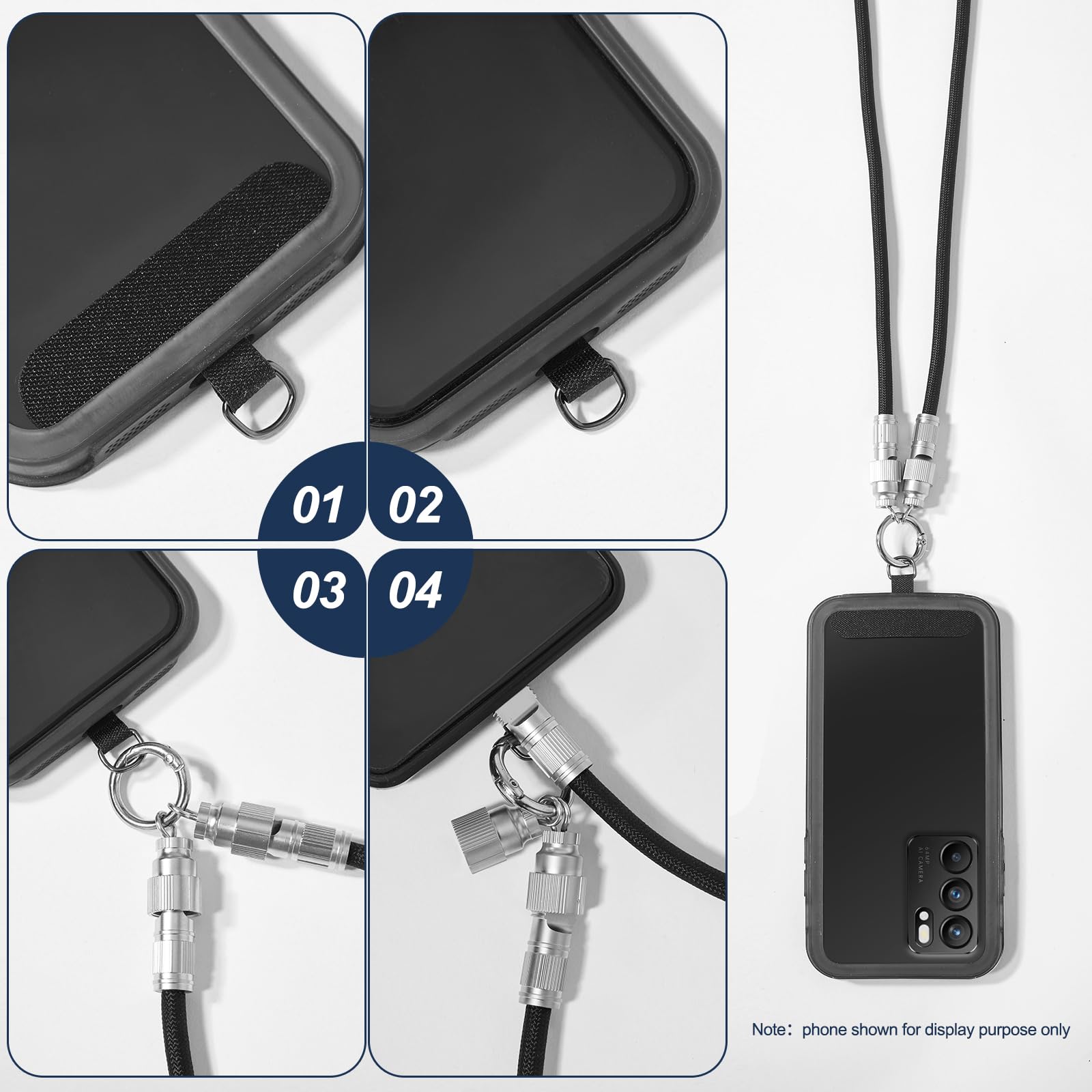 60W Usb c to usb c Zinc Alloy Lanyard USB Cable 5A/3A Fast Charging Pure Copper Conductor Braided Shielding for Barcode Scanner 3 60W Usb c to usb c Zinc Alloy Lanyard USB Cable 5A/3A Fast Charging Pure Copper Conductor Braided Shielding for Barcode Scanner - Image 3