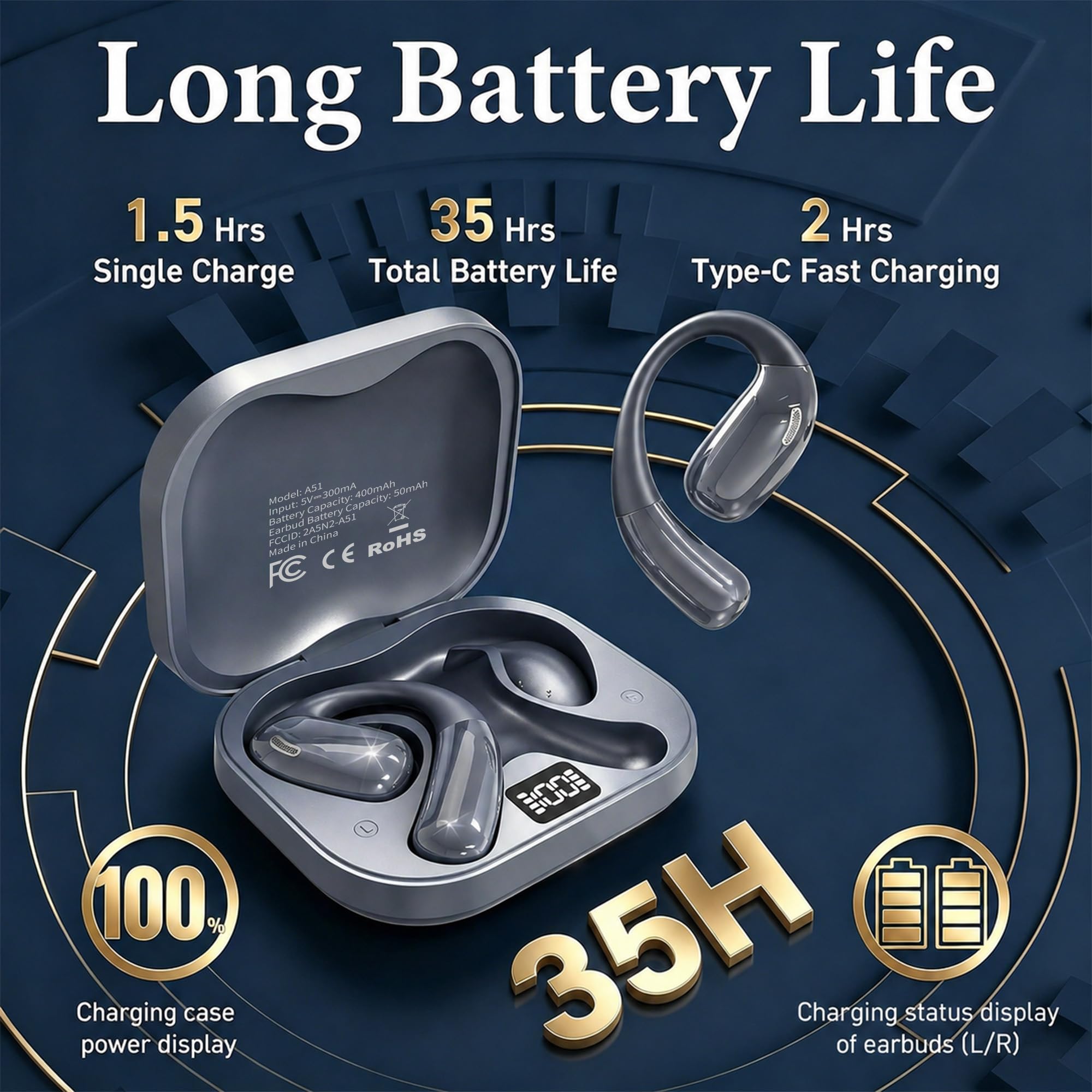 Wireless Bluetooth Headphones ADS 6 2 1