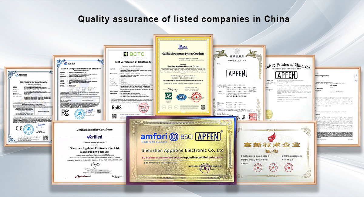 APFENs awards and certifications 1