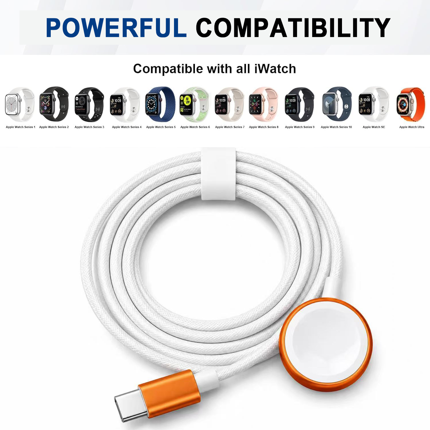 APPHONE USB Type-C Nylon-Braided Charging Cable with Integrated Magnetic Module 6 APPHONE USB Type-C Nylon-Braided Charging Cable with Integrated Magnetic Module - Image 6